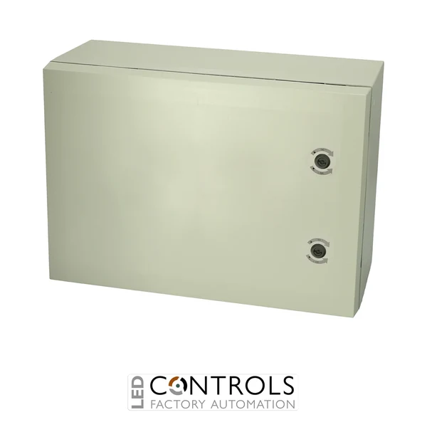 8120031N Fibox ARCA 507030 No MP Cabinet, Polycarbonate Grey cover, 2-point locking, hinges on the short side