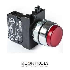 EMAS CM200HK EMAS CM EXTENDED PUSH BUTTON 1NC RED WITH NUT