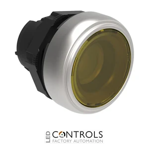 LOVATO LPCBL105 YELLOW ILLUMINATED FLUSH PUSH-BUTTON