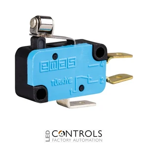 EMAS MK1MIM4 EMAS MICRO SWITCH - SHORT HINGE ROLLER LEVER 90