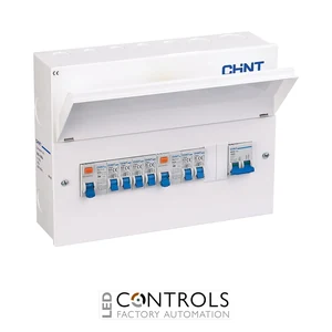 nx3-14ra chint ready assemble metal consumer unit with 6 miniture circuit breakers amendment 3