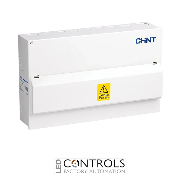 nx3-18rcd chint 16 available ways with  80a rcd metal consumer unit