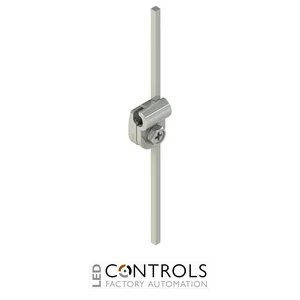VN A00LB Pizzato Metal revolving lever with adjustable square stainless steel rod 3x3x125 mm