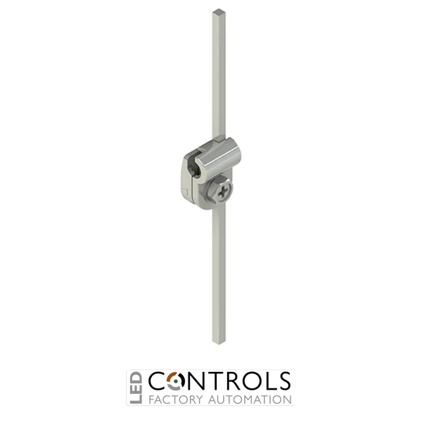 VN A00LB Pizzato Metal revolving lever with adjustable square stainless steel rod 3x3x125 mm