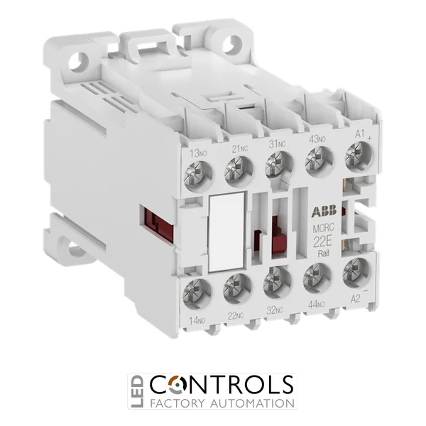 1SAH102568R9910 ABB MCRC031ATWDD-RAIL Mini Contactor Relay 3NO 1NC Control Relay