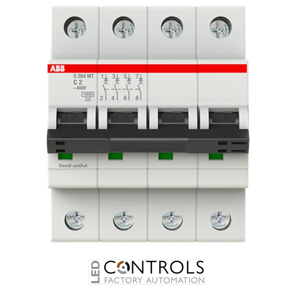 ABB S204MT-Z6 MCB - 4P - Z Curve - 6A - 10kA