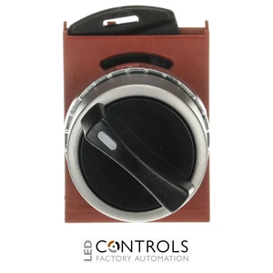 1SFA184140R9006 ABB P9MSMD5N P9M Two-Position Black Momentary Selector Switch