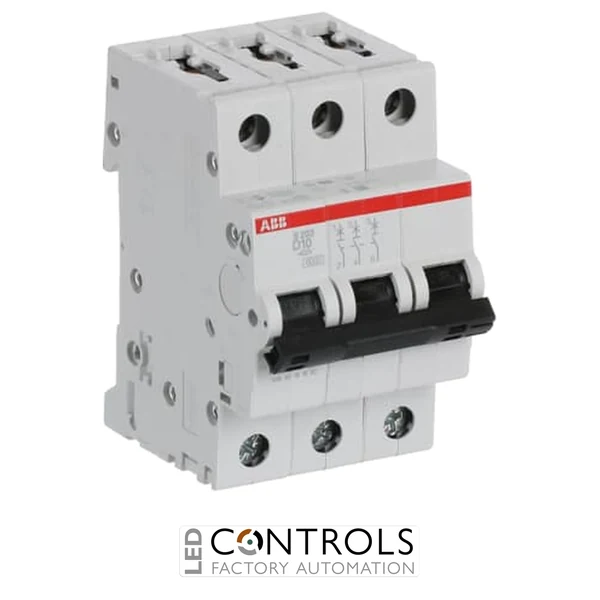 S203-D10 Miniature Circuit Breaker - 3P - D - 10 A