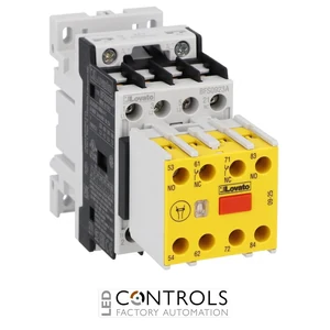 BFS0923A024 Lovato 3 Pole 9A 24VAC Safety Contactor