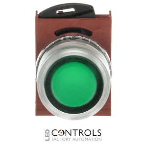 1SFA184492R9102 ABB P9MPLVGD P9M Green Flush Illuminated Momentary Pushbutton