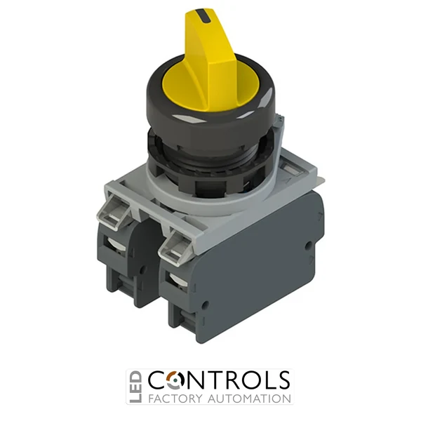 E2 AC-DXBC2232 Pizzato Complete unit with 4 positions selectors, fixing adapter and contacts