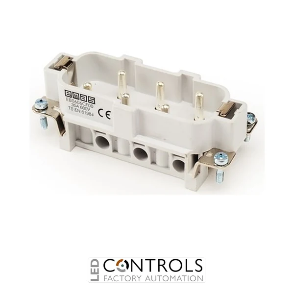 EMAS EB0606CF00 EMAS EBM 6 POLES 35 A MALE INSERT
