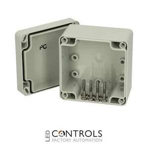 7032540 Fibox PC 080806 Enclosure, Polycarbonate Grey cover