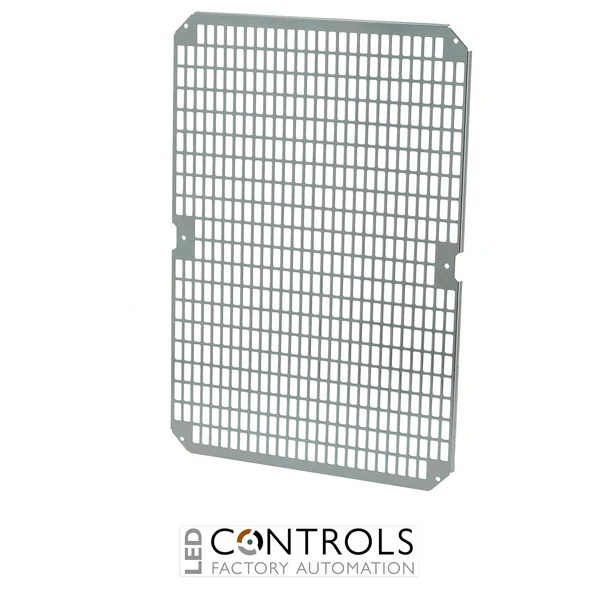 8120934 Fibox MPP ARCA 5070 Mounting plate perforated (630x430x2 mm - 26x11 mm) Galvanized steel, for size 500x700x300