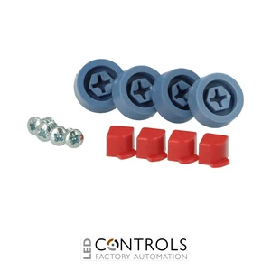 8390002 Fibox QUICK SET Set includes 4x CS 12137, 4x SP 12087 and 4 mounting screws