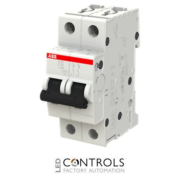 S202-C25 Miniature Circuit Breaker - 2P - C - 25 A
