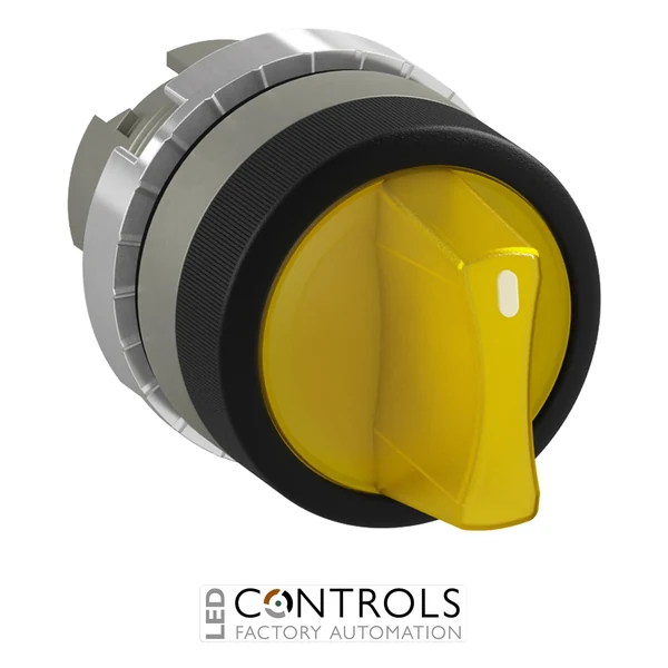1SFA184123R9003 ABB P9MSMI0G P9M Two-Position Yellow Maintained Selector Switch
