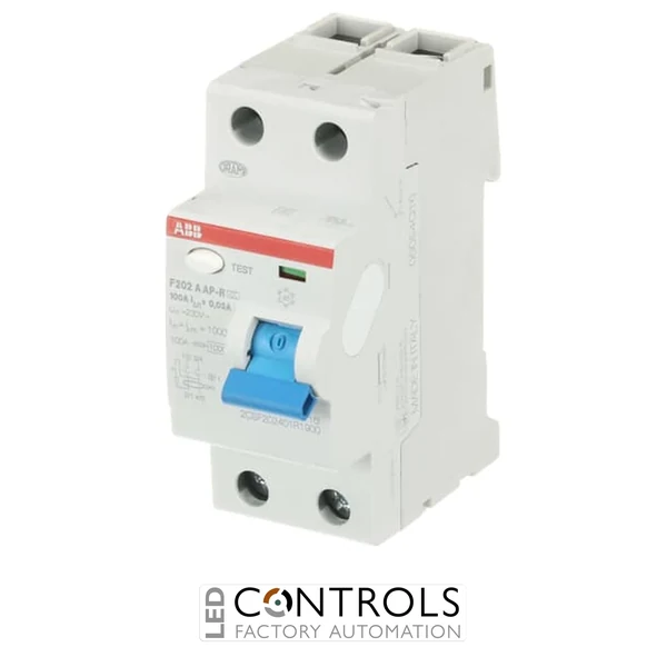 F202 A-100/0.03 AP-R Residual Current Circuit Breaker 2P Type A 30 mA