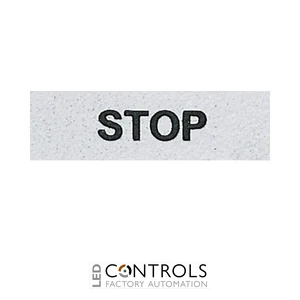 EMAS BET08STOP EMAS B PUSH BUTTON PLATE 8 MM STOP