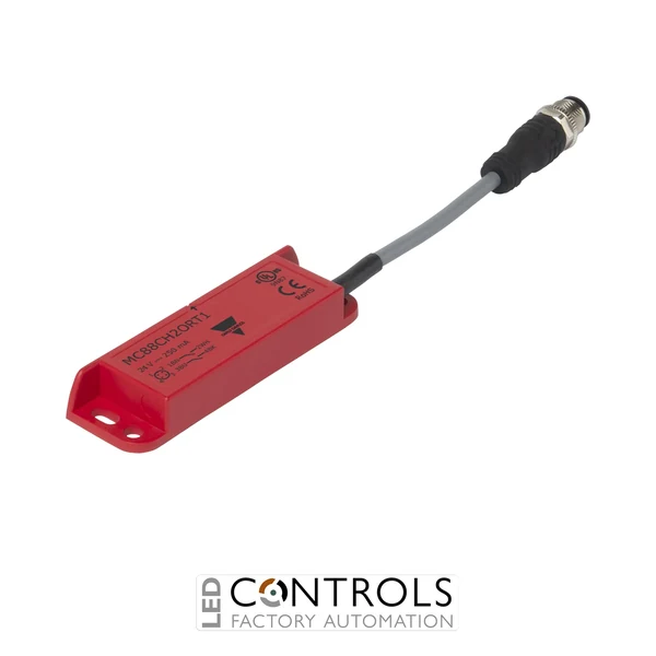 MC88CH1O1CRT1L - SAFETY MAGNETIC SENSOR RIGHT 1NO+1NC PIGTAIL LED