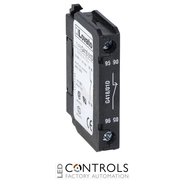 11G41801D - AUX CONTACT BLOCK G418/01D LATE BREAK
