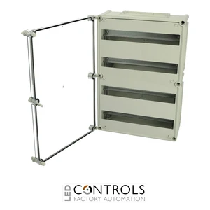 2539607 Fibox MC EKUM 563818 T-3FSH 4x19M Enclosure, Polycarbonate Transparent cover