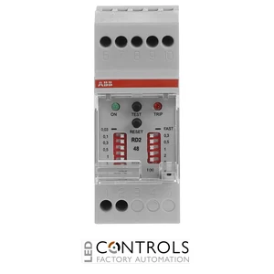 2CSM242120R1201 ABB RD2-48 Residual Current Relay 48–150 V AC/DC