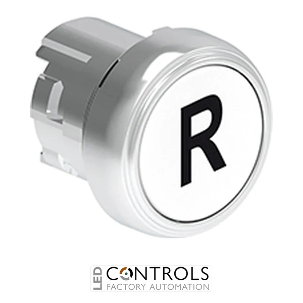 LOVATO LPSB1178 WHITE FLUSH MET. PUSH-BUTTON R
