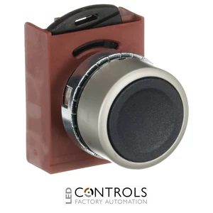 1SFA184000R9006 ABB P9MPNNG Black Flush Momentary Pushbutton - image 3