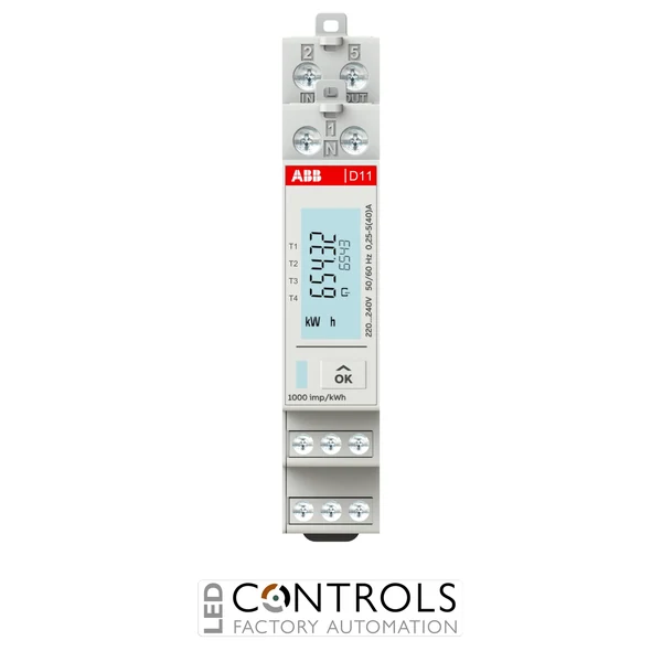 2CMA241685R1000 ABB D11 15-M 40 Single-Phase 40 A M-Bus Energy Meter