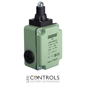 EMAS L1K13MUM331 EMAS L1 SERIES LIMIT SW. SNP ACT. 1NC+1NO LINEAR ROLLER