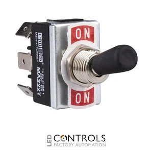 EMAS MA222T EMAS HANDLE SWITCH DOUBLE CIRCUIT (ON-ON) TERMINAL TYPE