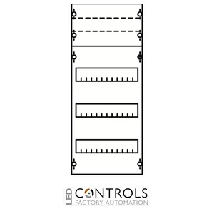 2CPX037593R9999 ABB 1V0KA Distribution Panel 1PW 48 PLE