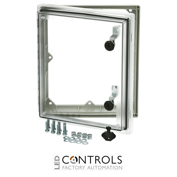 4901804 Fibox PW 454009 T PW Inspection Protection window, 452x400x88 mm, DB3 lock, Transparent cover