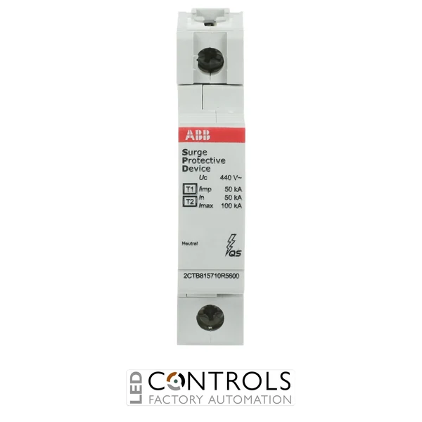 2CTB815710R5300 ABB OVR T1-T2 N 50-440s P QS Type 1+2 Surge Protective Device