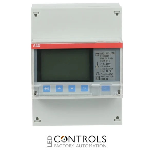 2CMA170512R1000 ABB A42 312-100 Single-Phase CT/VT-Connected Energy Meter with RS-485