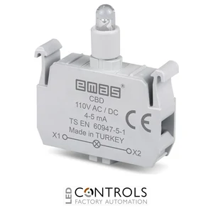 EMAS CBD EMAS C SIGNAL BLOCK RED LED 110 V DC