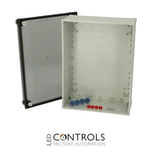 8113058 Fibox CAB PCQ 403017 T Enclosure, Polycarbonate Smoked transparent cover