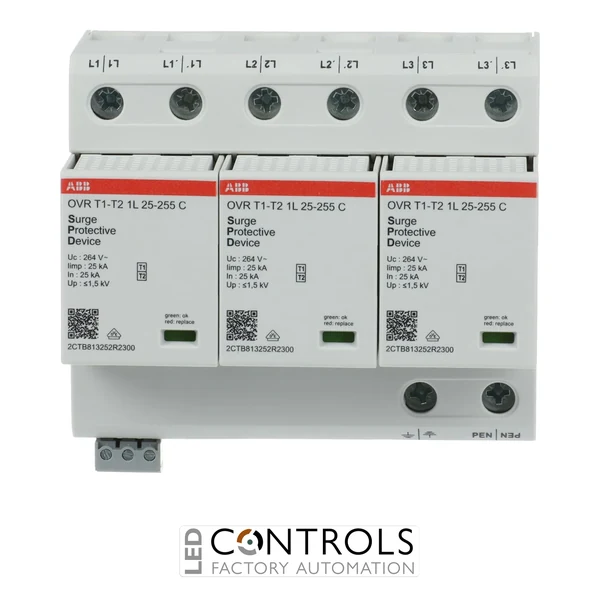 2CTB812751R2300 ABB OVR T1-T2 3L 75-255 P TS Surge Protective Device