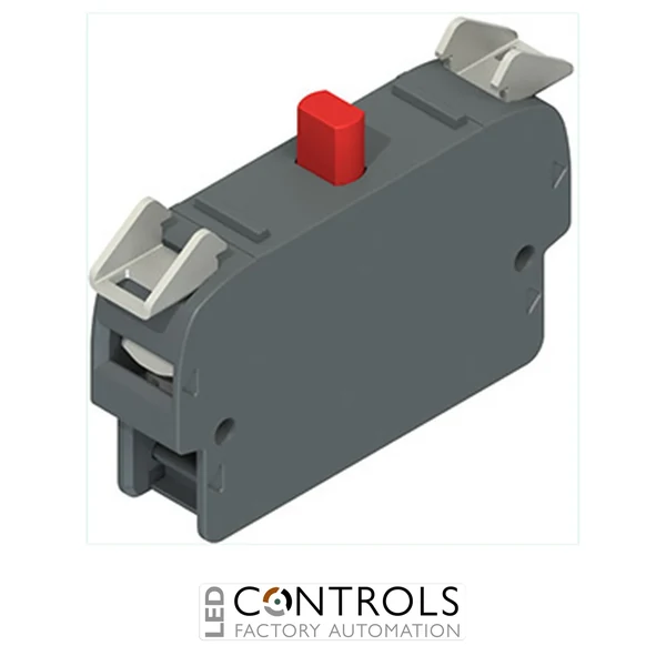 E2 CP02G2V1 Pizzato Double contact block, panel fixing, 2NC slow action