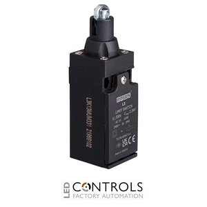 EMAS L3K13MUM331 EMAS L3 SERIES LIMIT SW. SNAP ACTION 1NC+1NO-METAL LINEAR ROLLER