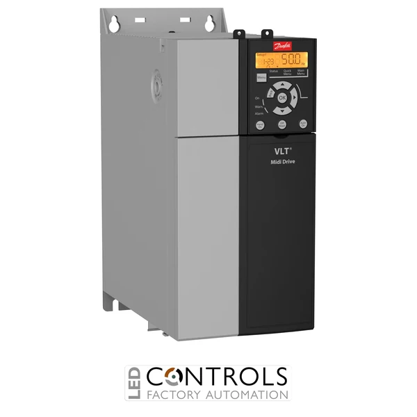 134U2184 Danfoss VLT Midi Drive FC 280 0.37 kW / 0.50 HP Three phase 380-480 VAC IP20