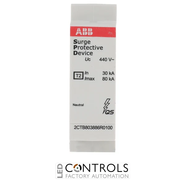 2CTB803886R0100 ABB OVR T2-T3 N 80-440 C QS Surge Protection Device Cartridge