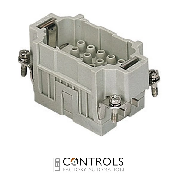 CQEM18 Ilme Male insert 18 pole and earth 16 amp crimp Size 57.27