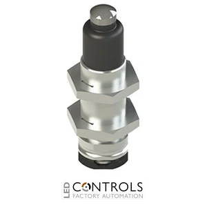 VN AA0EE Pizzato Head plunger with M12 threaded bearing with external rubber gasket
