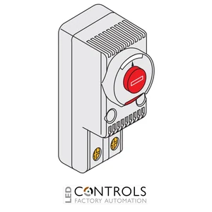 EN0102K ABB Enclosure Thermostat RAL 7035 1NC for Heating