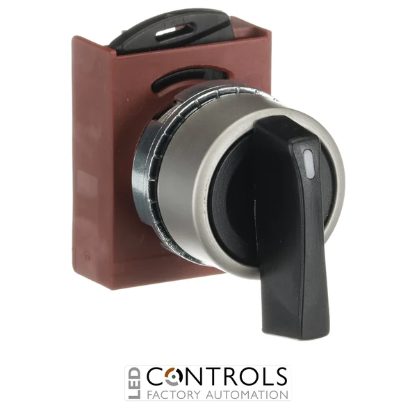 1SFA184379R9006 ABB P9MSVZ0N Black 3-Position Long-Handle Selector Switch