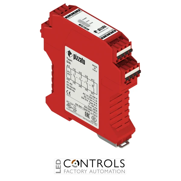 CS DM-01X120 Pizzato Safety module for bimanual controls, according EN ISO 13851 type III C, 3NO+1NC