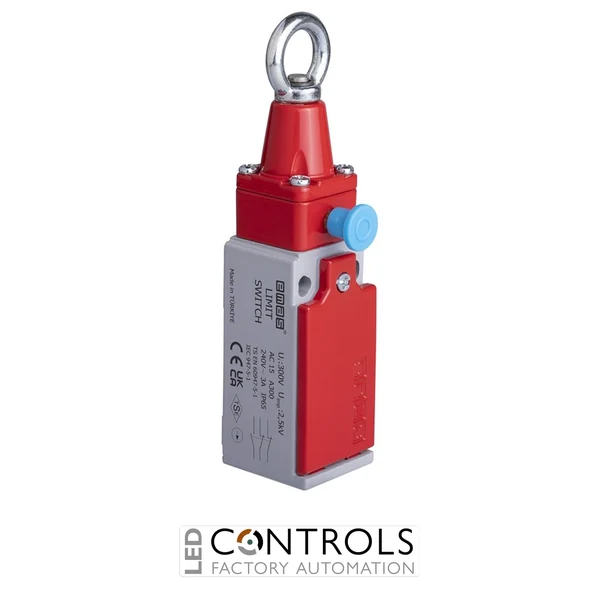 EMAS L51K25HUM112 EMAS L51 SERIES LIMIT SW. SLOW ACTION 2NC+1NO PULL WIRE W RING&RESET