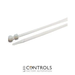 MT200-N Partex Screw Mountable Cable Ties, 200mm x 4.8mm, Natural, pack 100